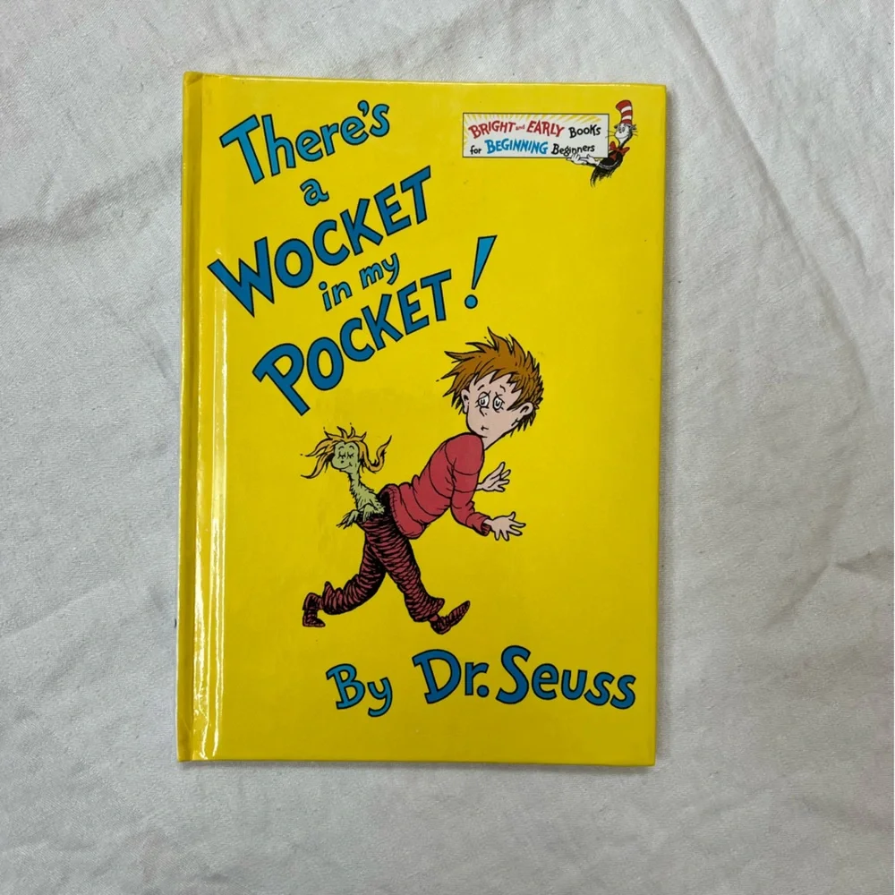 Dr Seuss Books 4 Cat In The Hat & Comes Back Green Eggs and Ham Wocket In Pocket